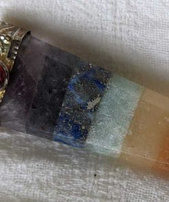 7 Chakra Healing Pendant, Protection Crystal Necklace Pendant