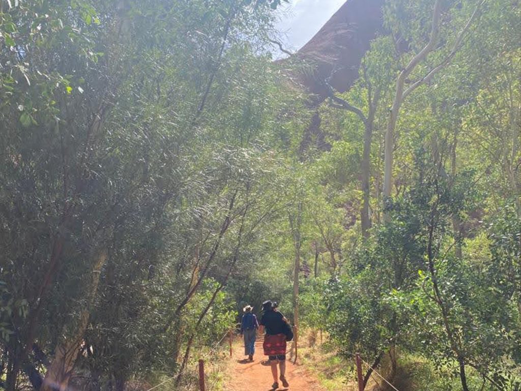 Walking trail leading to Mutitjulu Waterhole Uluru